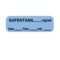 Nevs Label, Sufentanil 1/2" x 1-1/2" Blue w/Black LANT-1862D - alternate 1